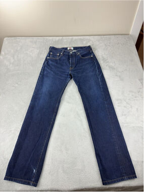 Levi's 501 Straight Leg Button Fly Red Selvedge Men's Sz 30 W X 32 L Made Mexico